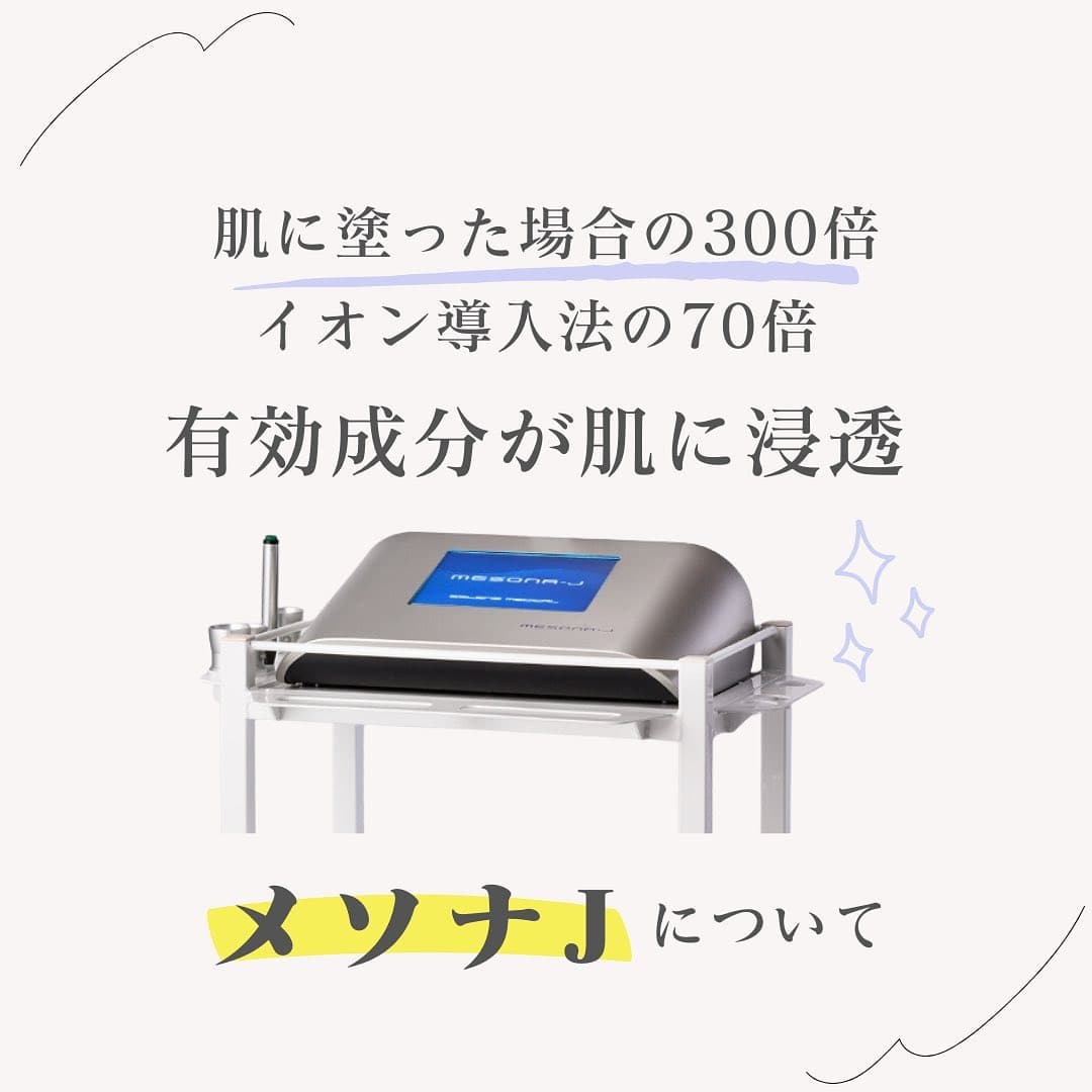 メソナJとは|塗布の300倍浸透するメソポレーション法の仕組みと料金