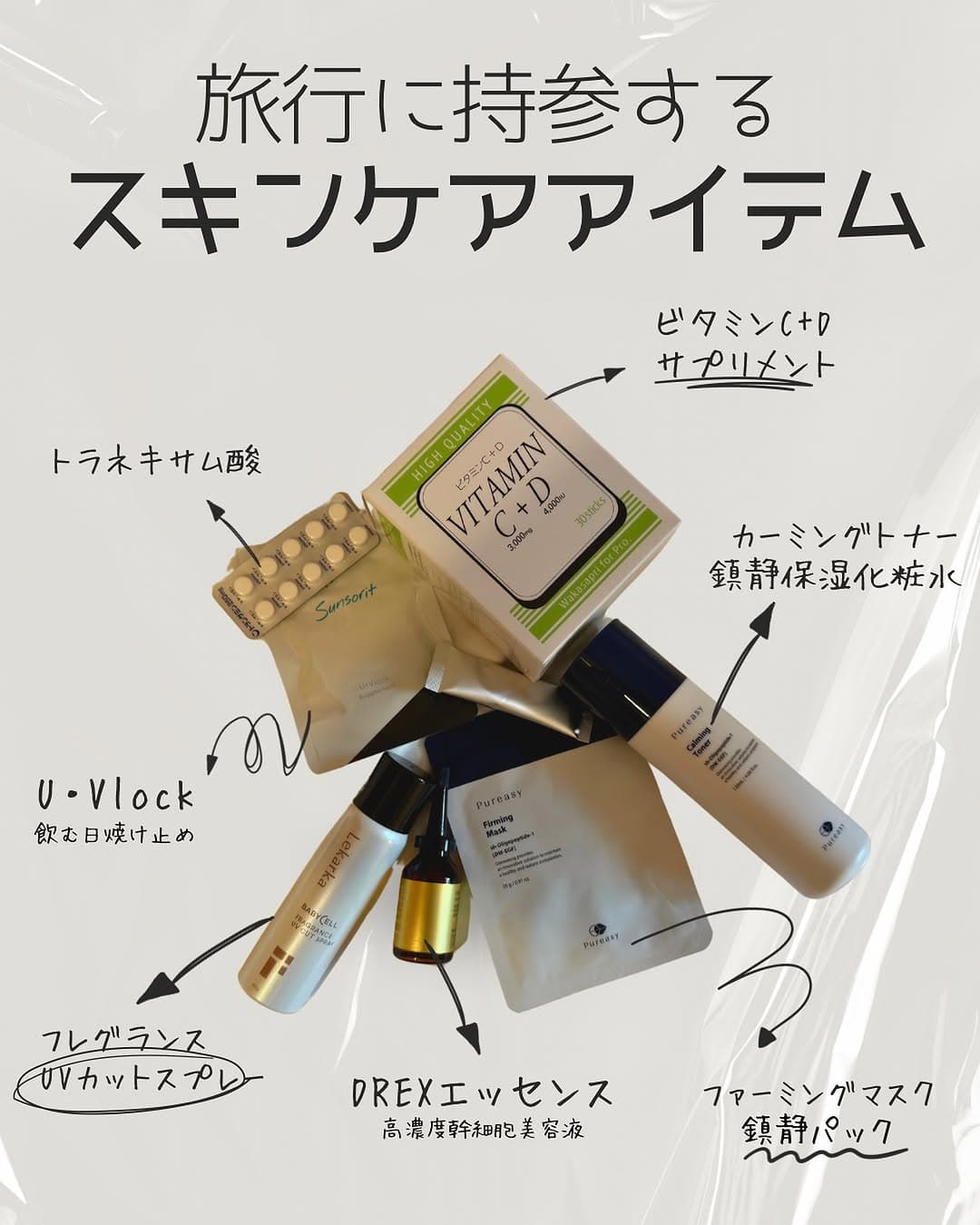旅先にもマスト!美容ナースの紫外線対策トラベルセットをご紹介