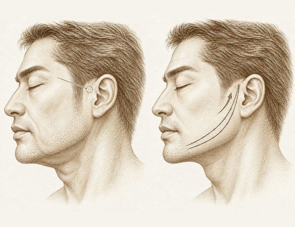糸リフトのイメージ