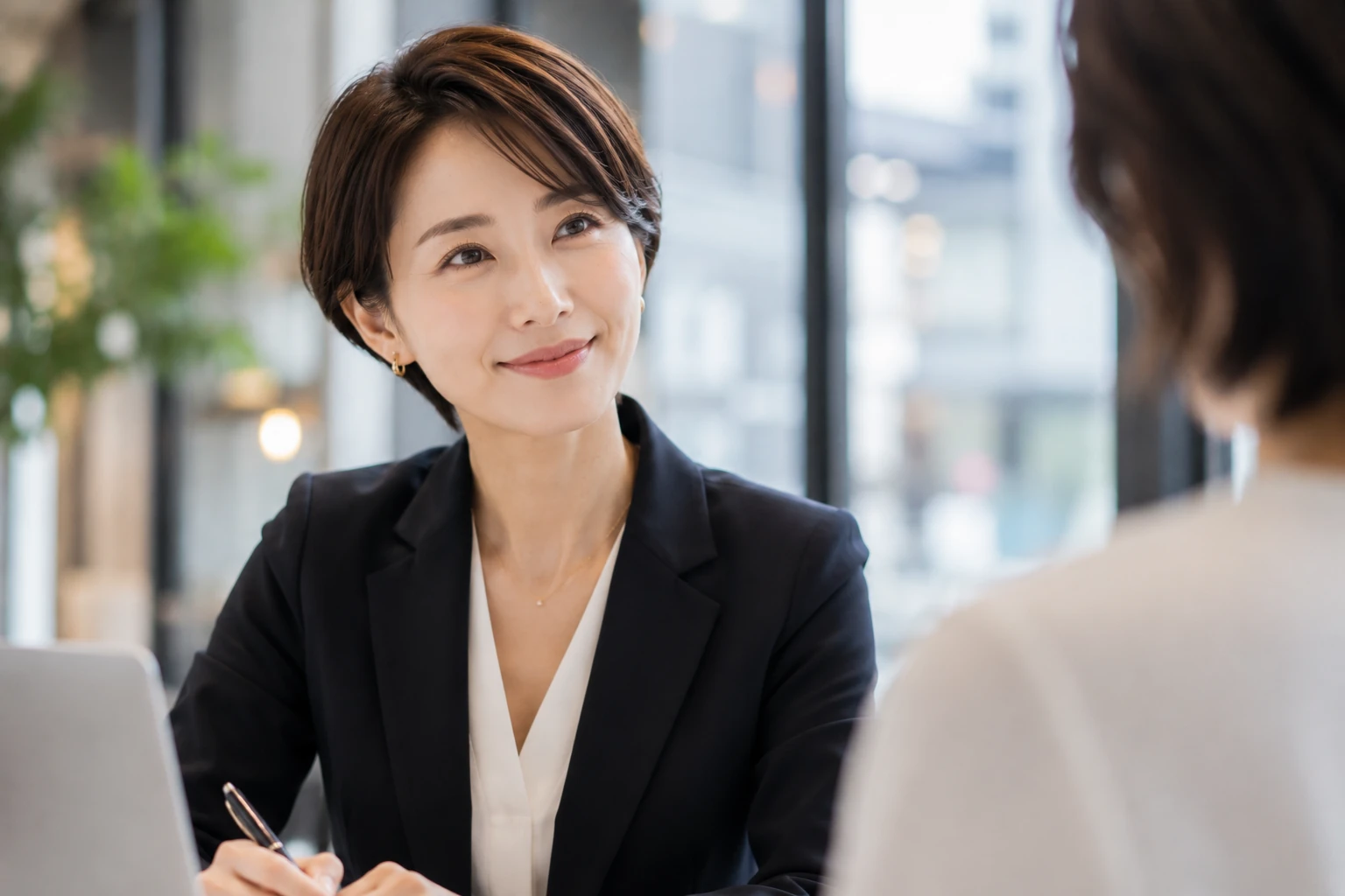 口元・表情のイメージ（イメージ写真・施術結果ではありません）