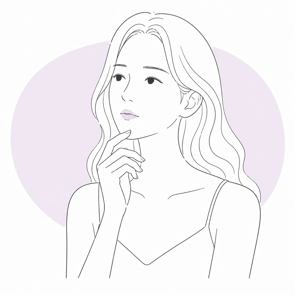 自分の組織で自然な厚みを長く保ちたいお悩みのイラスト(イメージ)