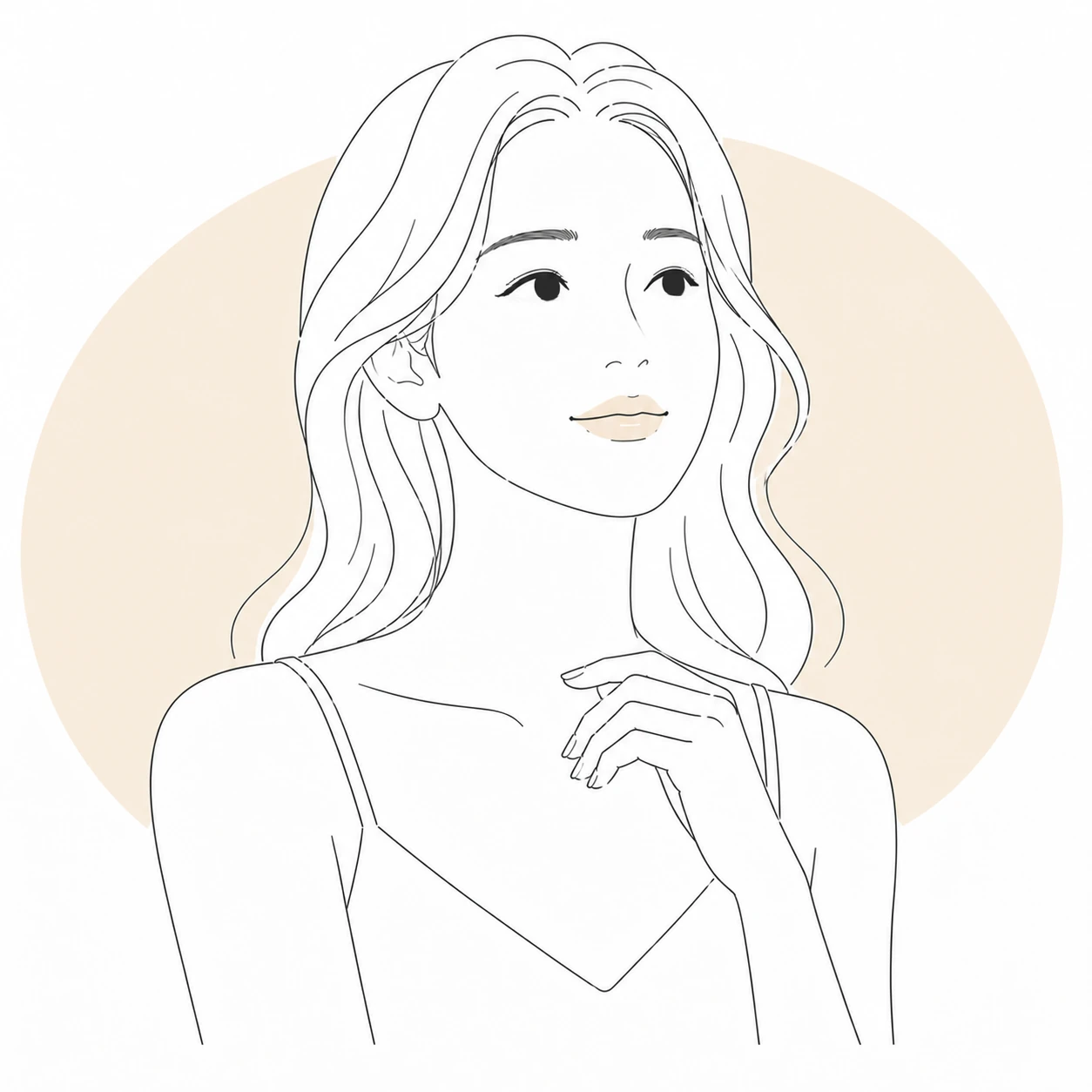 後戻りしにくい方法で歯ぐきの見え方を長く整えたいお悩みのイラスト(イメージ)
