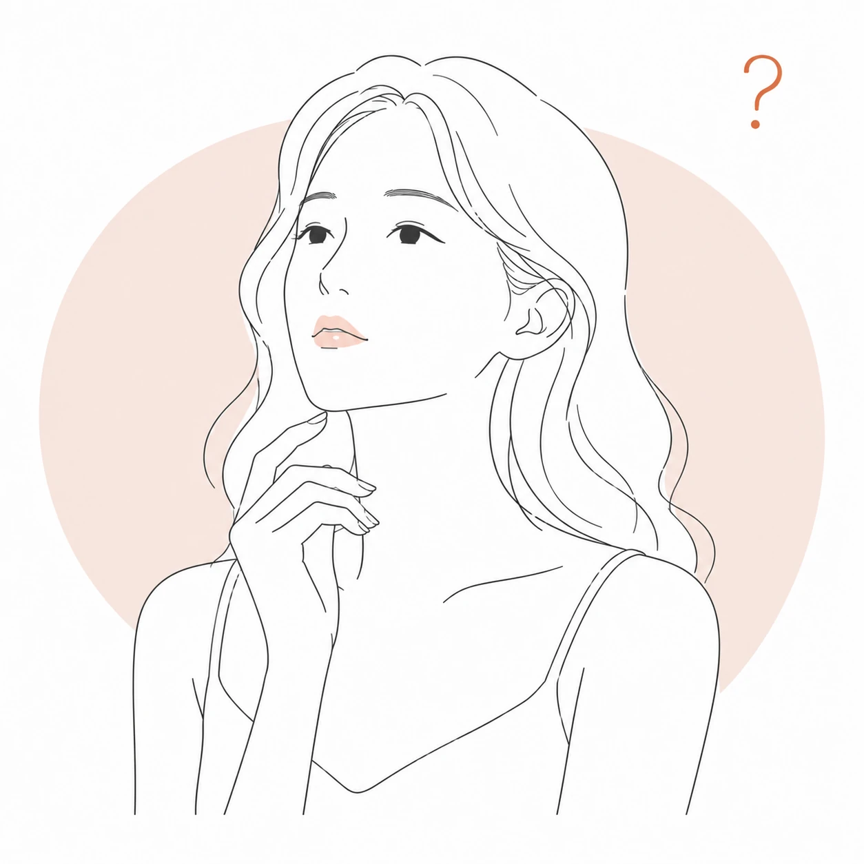 外側の余白を根本から整えたいお悩みのイラスト(イメージ)
